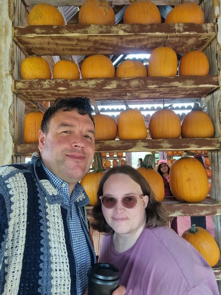 Jon and Emma Pumpkin Festival