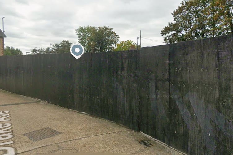 Staines vacant site