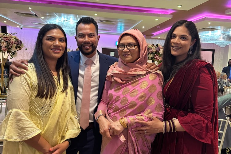 The Ali family in happier times.