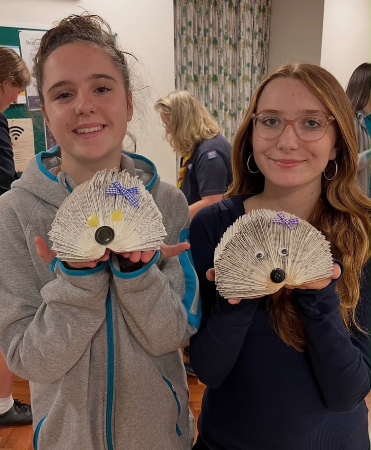 Rangers with hedgehogs