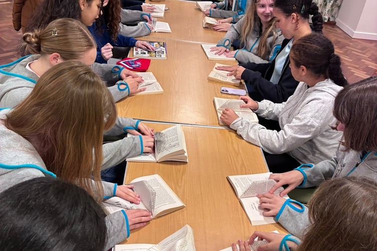 Rangers Upcycling books into Hedgehogs