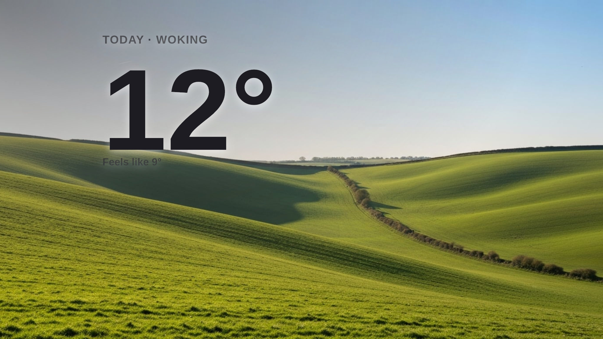 Sunshine and warmth for Woking today - here's what to expect