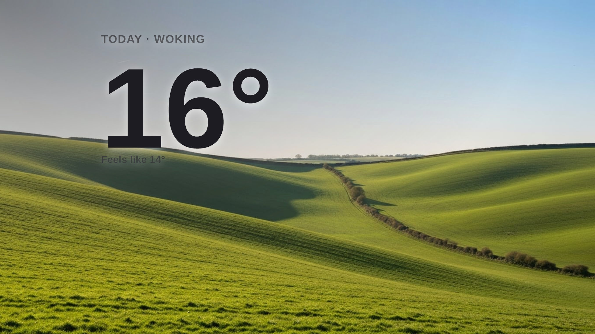 Sunshine and warmth for Woking today - here's what to expect